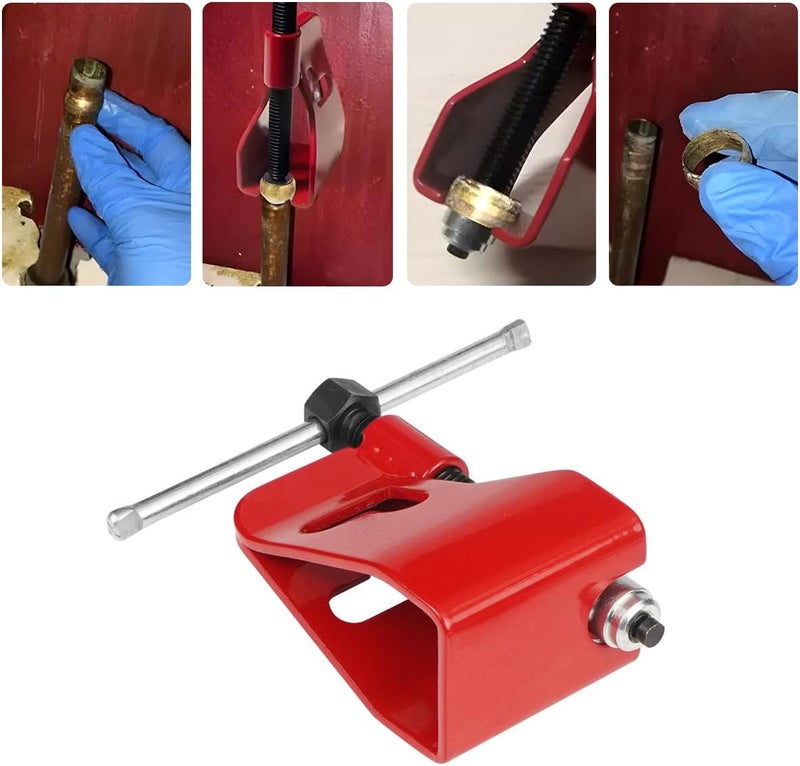 FALVFUN Compression Sleeve Puller Tool to Remove Ferrule & Nut of Pipe, 1/2" Ferrule Remover for Copper Compression Sleeve & Tubing, Plumbing Tool for Corroded Frozen Supply Stop - Image 3